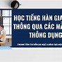 Học Tiếng Hàn Quốc Giao Tiếp