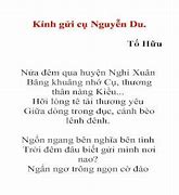 Kính Gửi Cụ Nguyễn Du